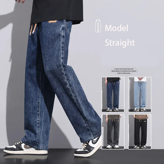 Denim Wide Leg Streetwear Jeans